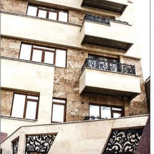 حفاظ فلزی تراس با ورق لیزری کد ۳۲۵