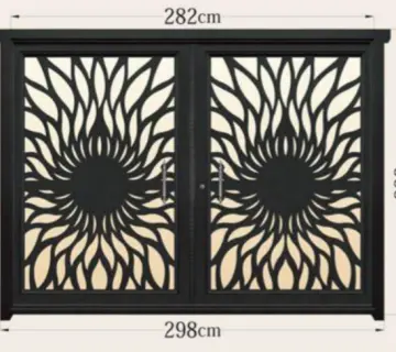 درب فلزی دو لنگه کد ۲۴۸