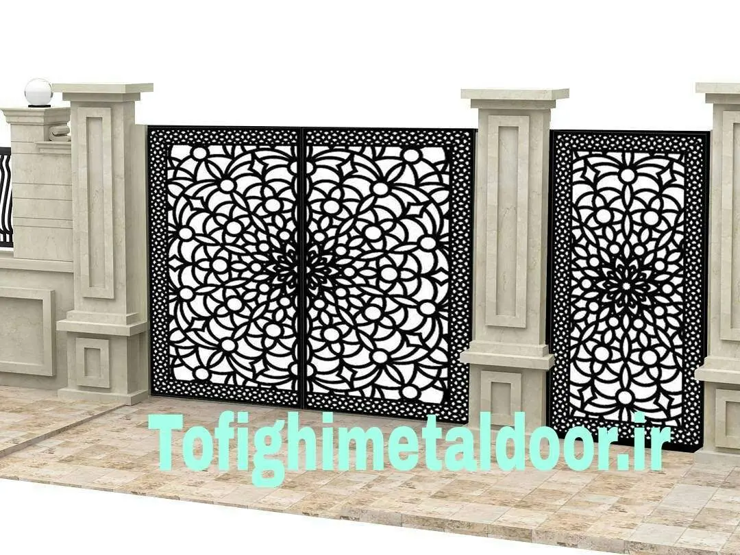 نسل جدید درب فلزی سه بعدی کد ۴۲۹