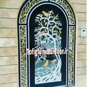 درب فلزی نفر رو با ورق لیزری کد ۴۴۷ 2 درب فلزی نفر رو با ورق لیزری کد ۴۴۷