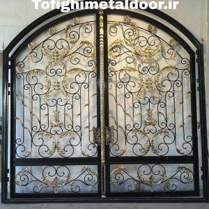 درب دو لنگه فرفورژه کد ۴۵۰