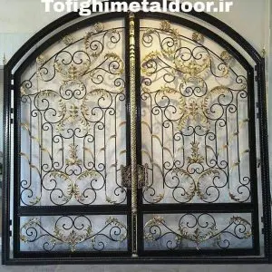 درب دو لنگه فرفورژه کد ۴۵۰ 2 درب دو لنگه فرفورژه کد ۴۵۰