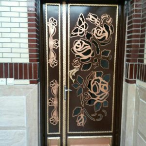 درب فلزی نفر رو طرح لیزری کد ۴۵۲