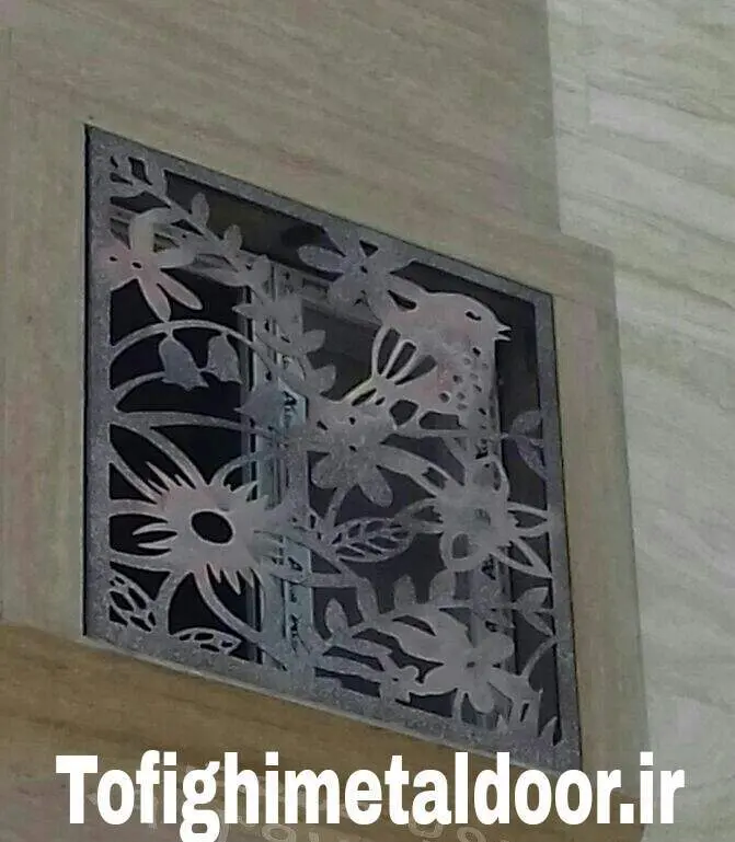 نرده فلزی با طرح لیزری کد ۵۱۹