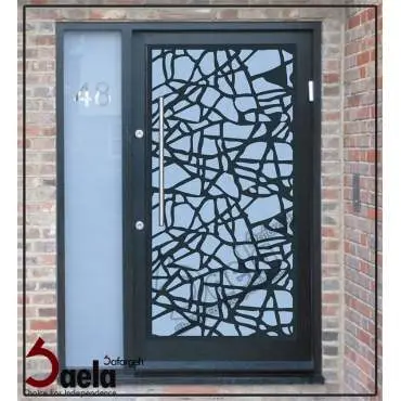 درب فلزی نفر رو با ورق لیزری کد ۳۲۹ 1 درب فلزی نفر رو با ورق لیزری کد ۳۲۹