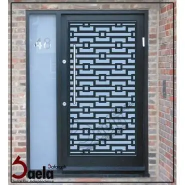 نسل جدید درب اهنی با طرح لیزری کد ۳۵۶