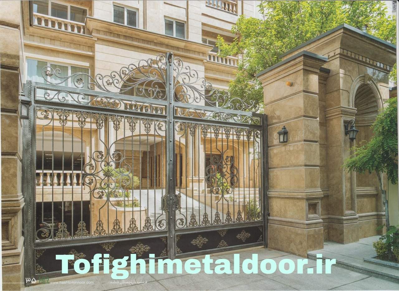 عکس درب فلزی دو لنگه کد ۵۷۵