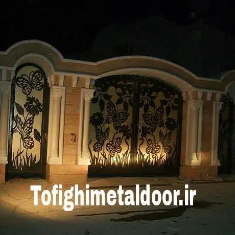 درب فلزی دو لنگه کد ۱۷