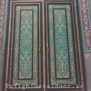 مدل درب فلزی دو لنگه کد ۵۹۸