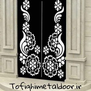 مدل درب فلزی طرح لیزری کد ۶۲۶