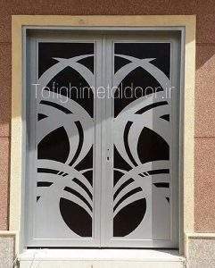 مدل درب دو لنگه نفر رو طرح لیزری کد ۷۰۰