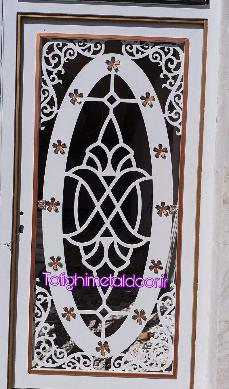 درب نفر رو طرح لیزری کد ۴