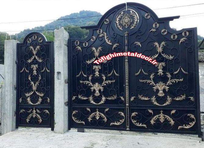 درب فلزی طرح تورک کد ۵۵