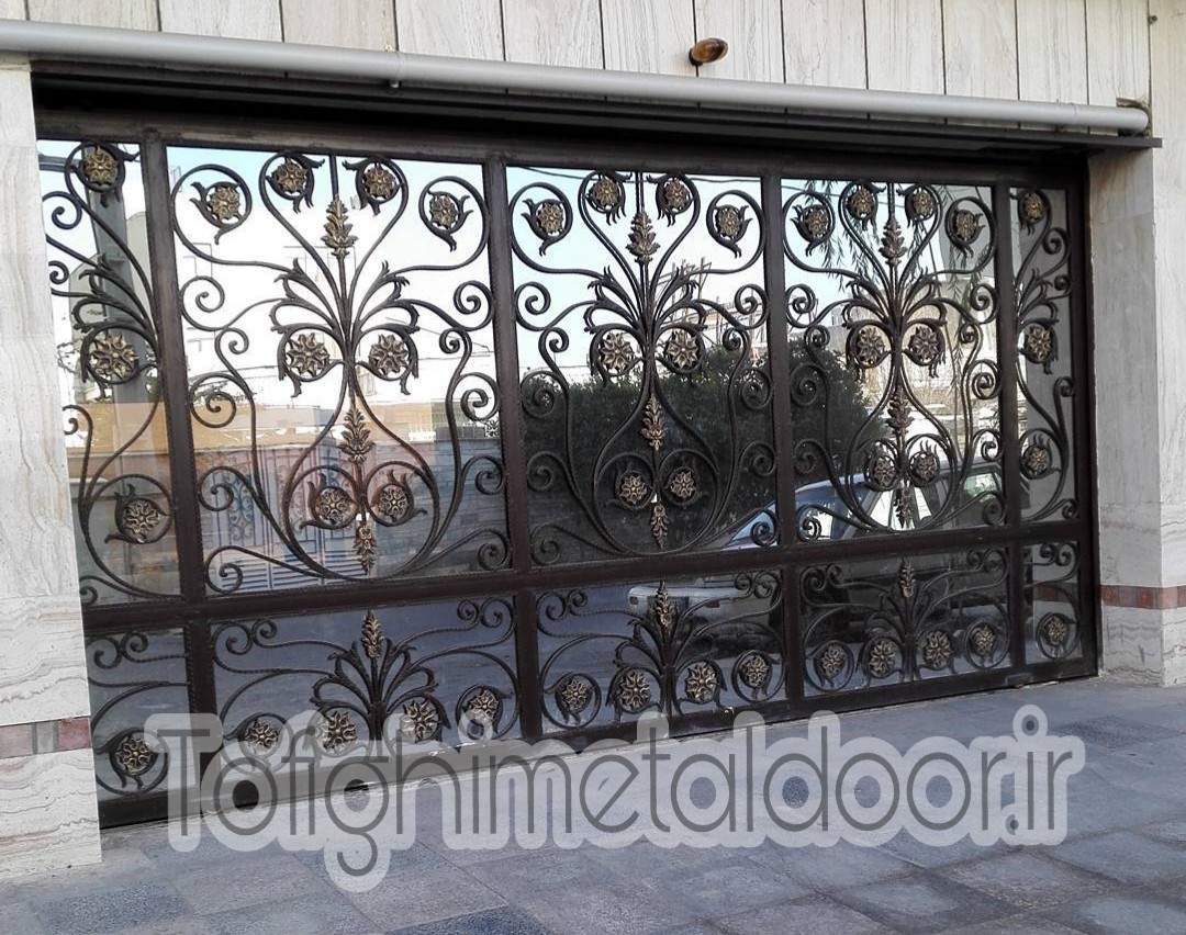 درب فلزی ریلی فرفورژه کد ۷۷