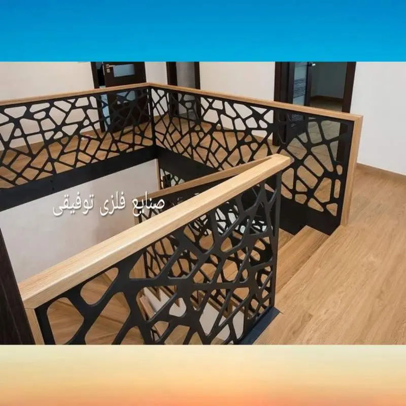 نرده فلزی راه پله طرح لیزری کد ۷۴۰ 1 IMG 20190914 205643 522
