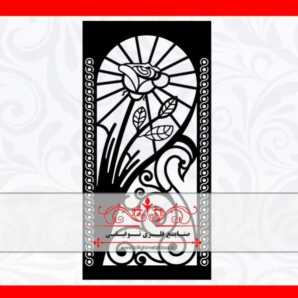 ورق برش لیزر طرح بهار