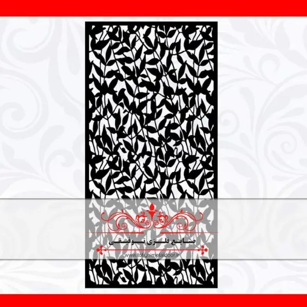 ورق برش لیزر طرح پودینه