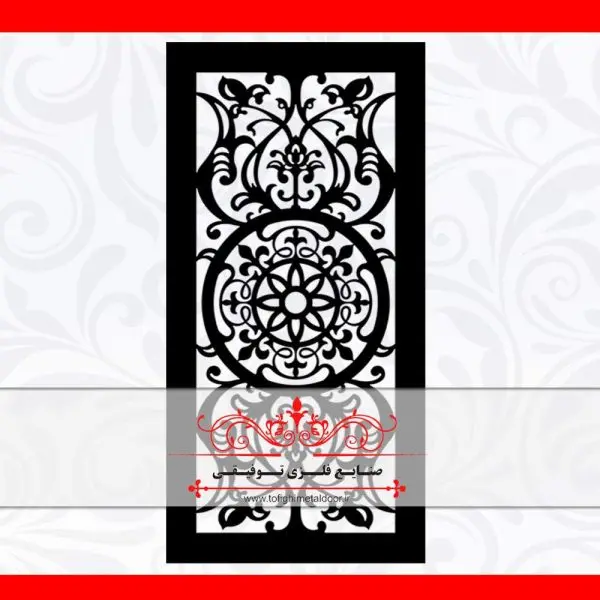 ورق برش cnc طرح ملیکا