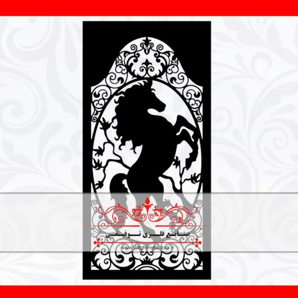 ورق برش لیزر طرح رخش