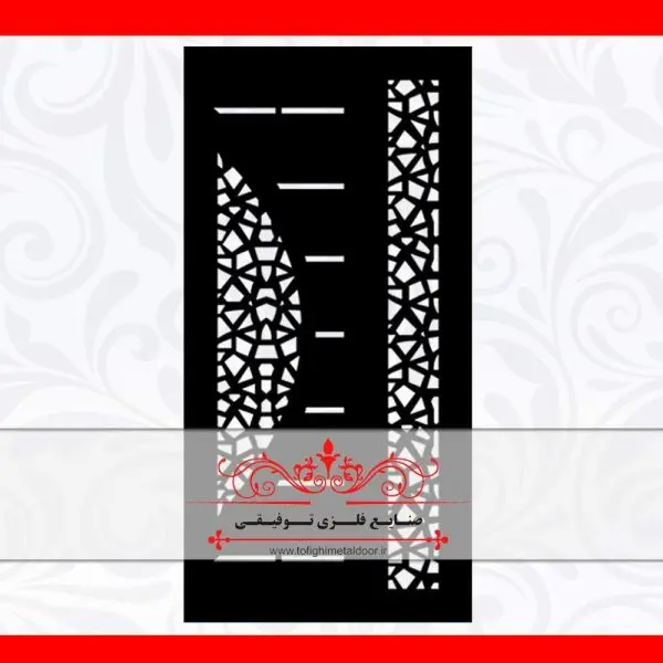 ورق برش لیزر طرح کمان