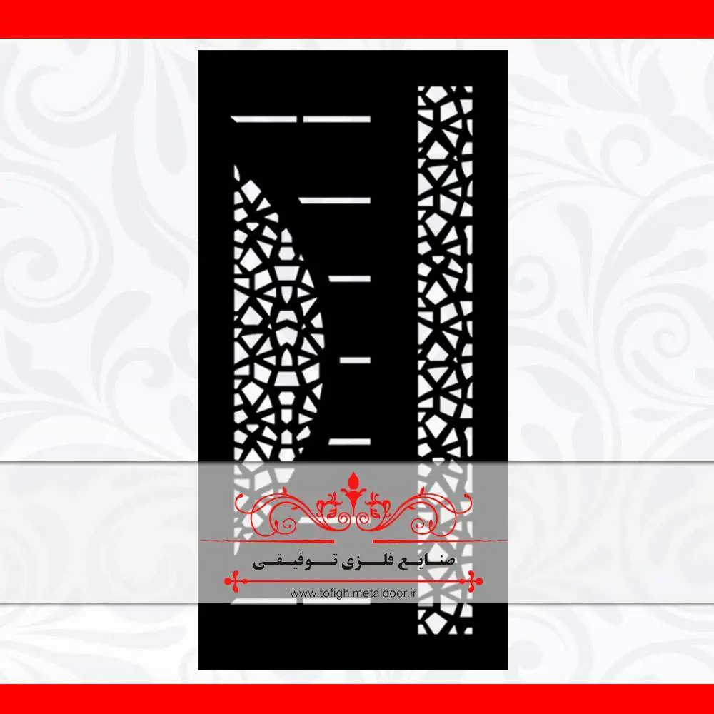 ورق برش لیزر طرح کمان 1 ورق برش لیزر طرح کمان
