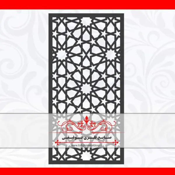 ورق برش لیزر طرح تذهیب