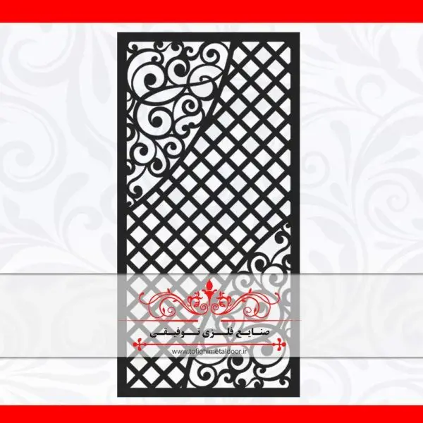ورق برش لیزر طرح هیلدا