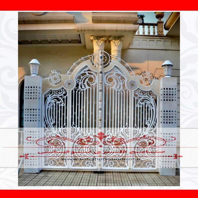 درب فلزی برش لیزری طرح الیزه کد ۸۸۳