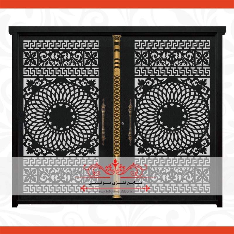 درب فلزی دو لنگه برش لیزری طرح دربار کد ۸۹۸ 1 IMG 20210121 202700 264
