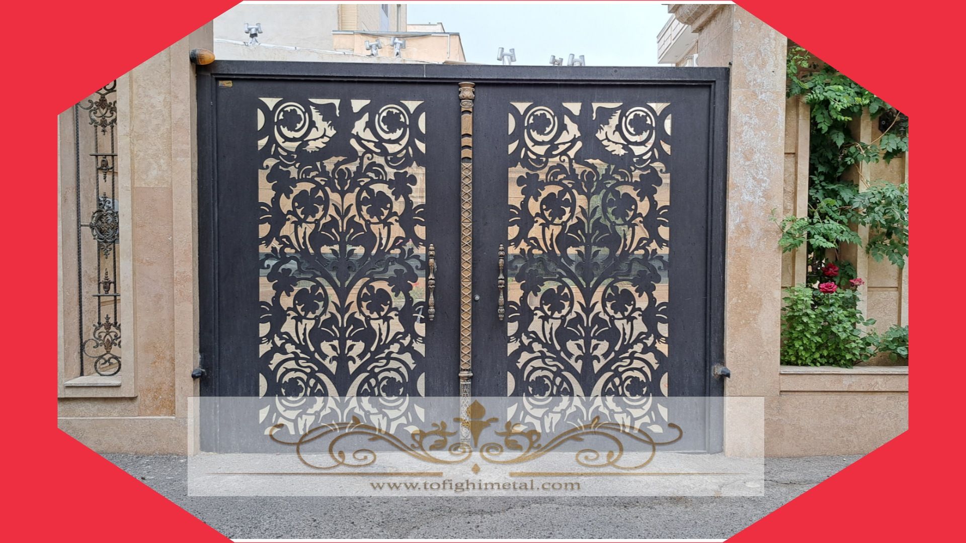 سفارش درب حیاط در شیراز