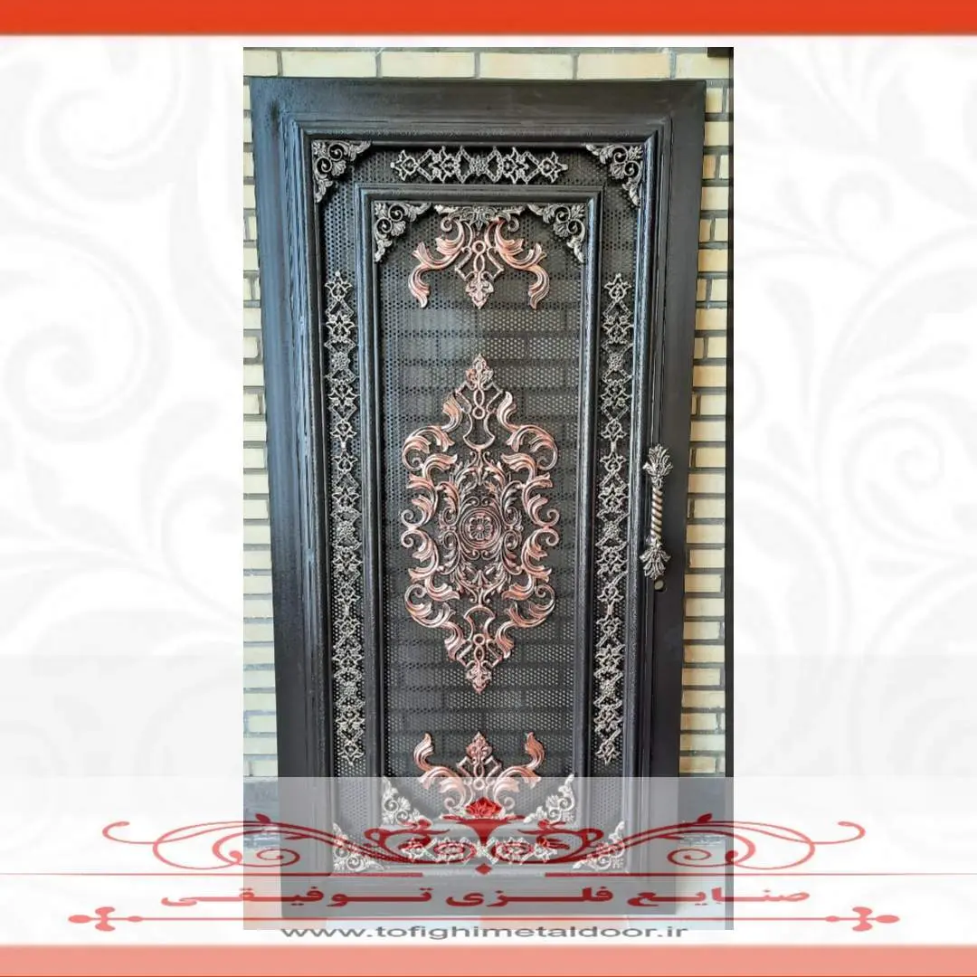 درب فرفورژه طرح یاقوت 1 درب فرفورژه طرح یاقوت