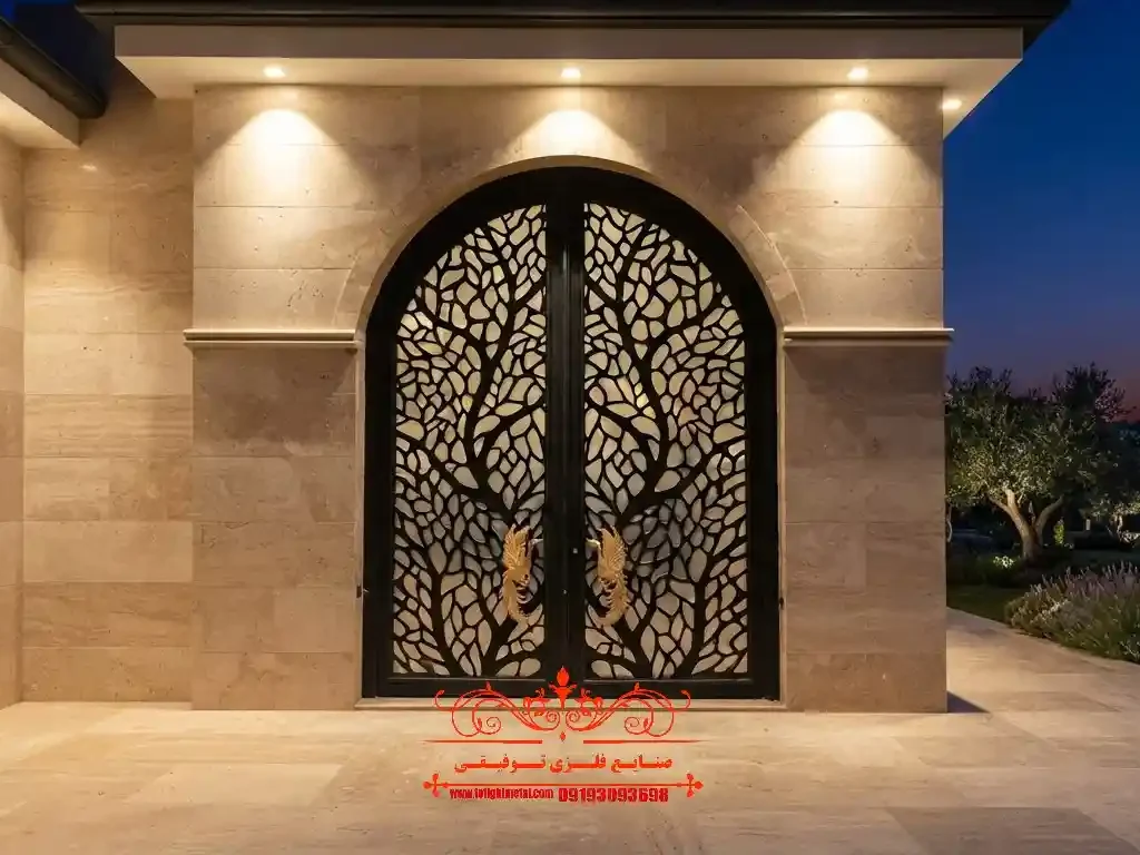 سفارش درب حیاط در بندرعباس 2 درب حیاط در بندرعباس در بندرعباس صنایع توفیقی متال