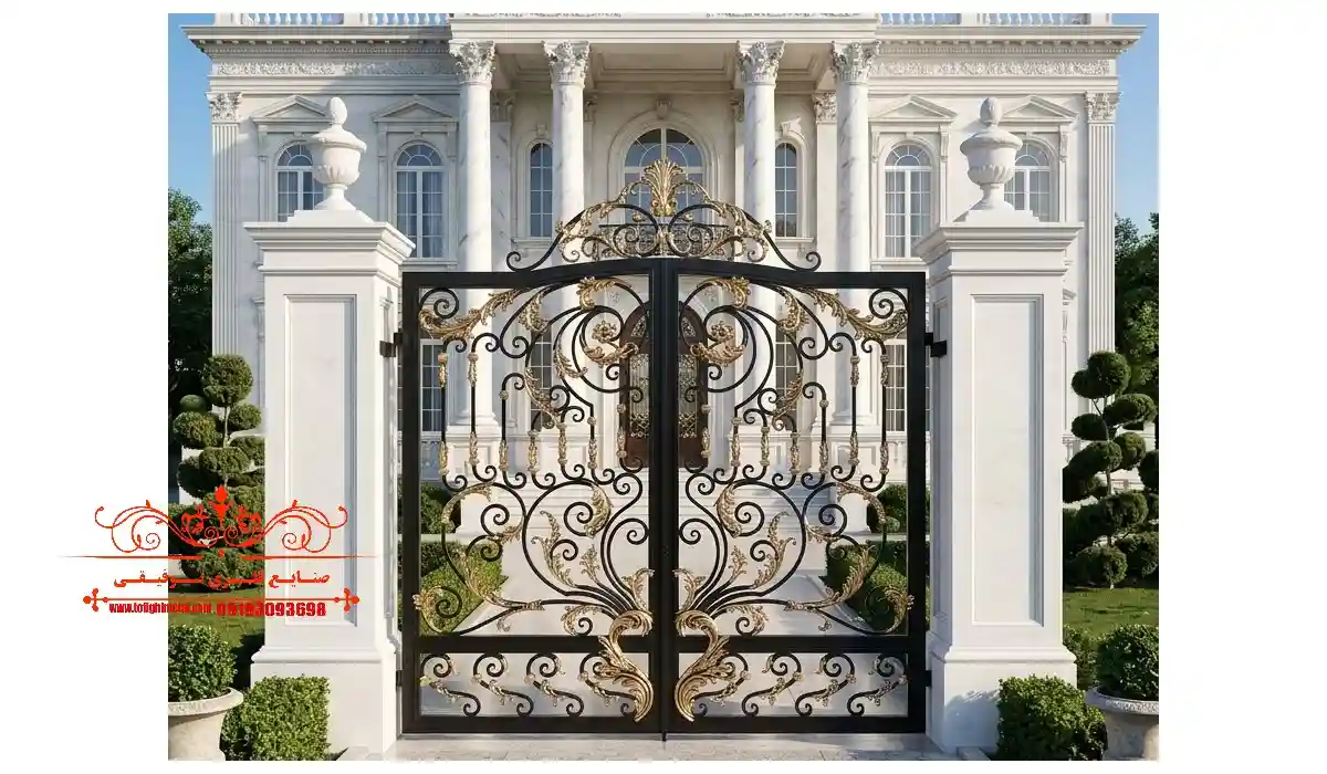 درب فرفورژه در اصفهان 1 درب فرفورژه در اصفهان