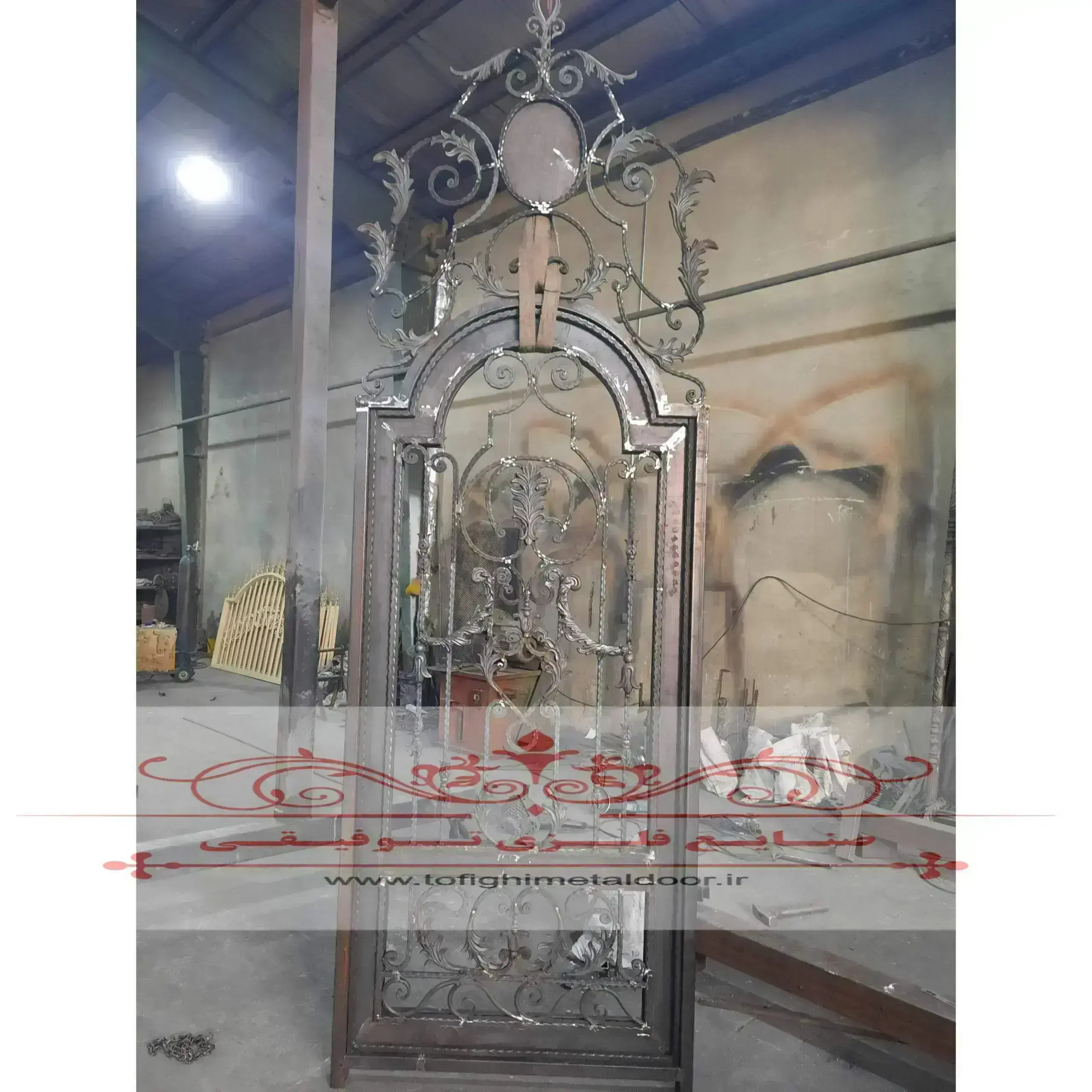 درب تک لنگه فرفورژه ویلایی