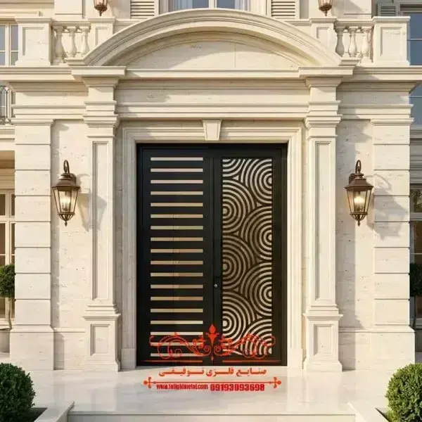 درب حیاط در قزوین