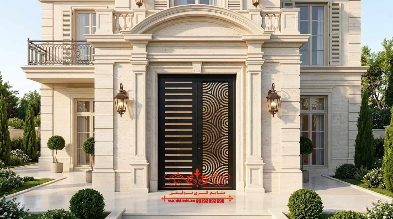 سفارش درب حیاط در قزوین و مدل های 1405 1 درب حیاط در قزوین