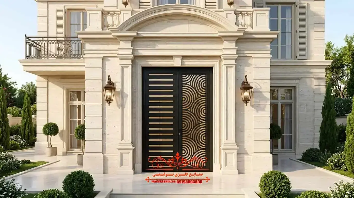 سفارش درب حیاط در زنجان در 1405 3 درب حیاط در قزوین