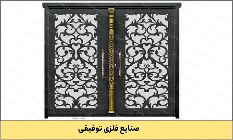 درب لیزری دو لنگه