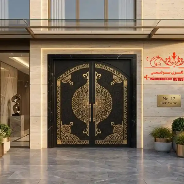 درب فلزی پارکینگ کد ۲۳