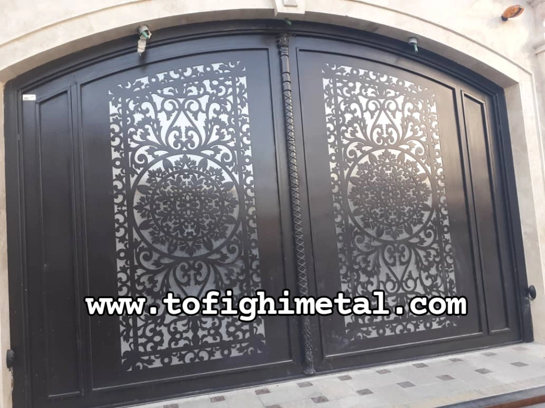 مدل درب فلزی دو لنگه کد ۶۷۰