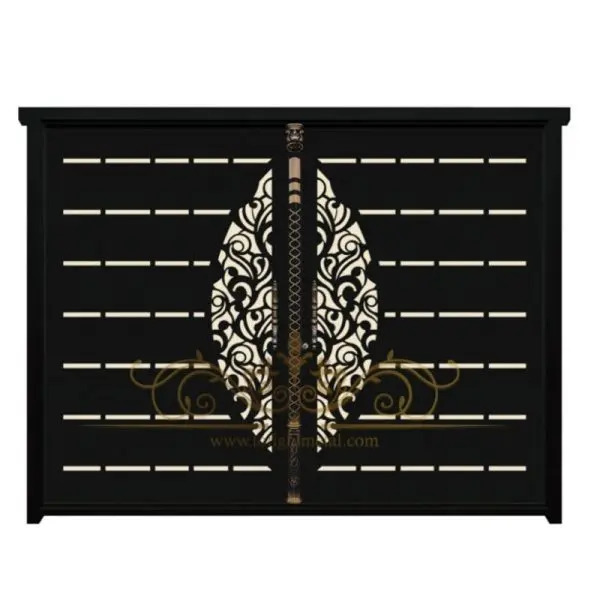 درب لیزری دو لنگه cnc کد 21769