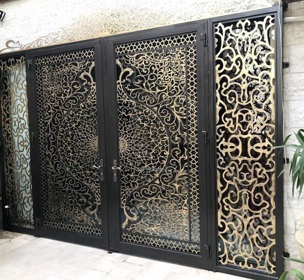 درب فلزی حیاط
