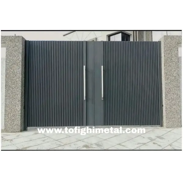 درب فلزی حیاط کیت کتی کد 02