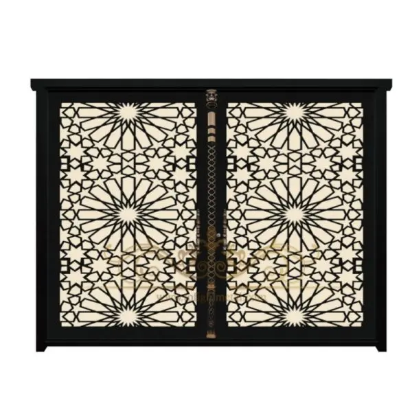 درب CNC دو لنگه کد 21373
