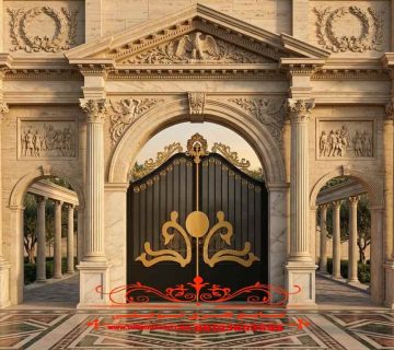 درب حیاط در تبریز