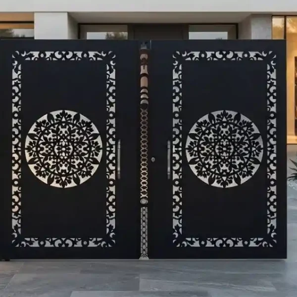درب فلزی cnc کد ۴۴۹ صنایع فلزی توفیقی متال