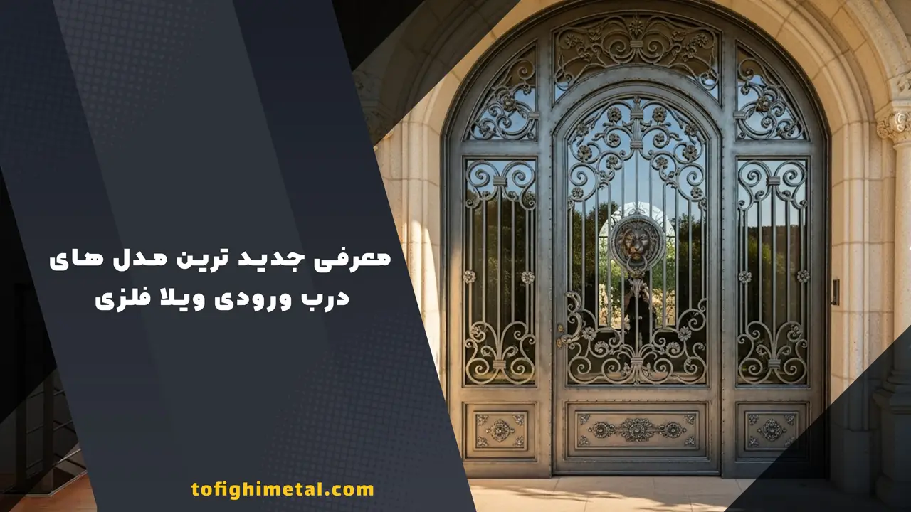 معرفی جدید ترین مدل های درب ورودی ویلا فلزی معرفی جدید ترین مدل های درب ورودی ویلا فلزی