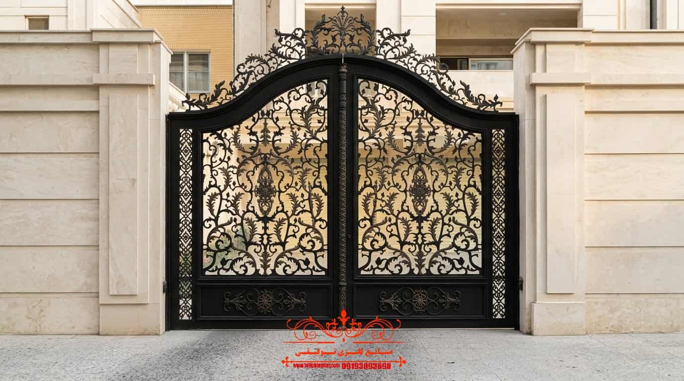 درب حیاط cnc ویلای