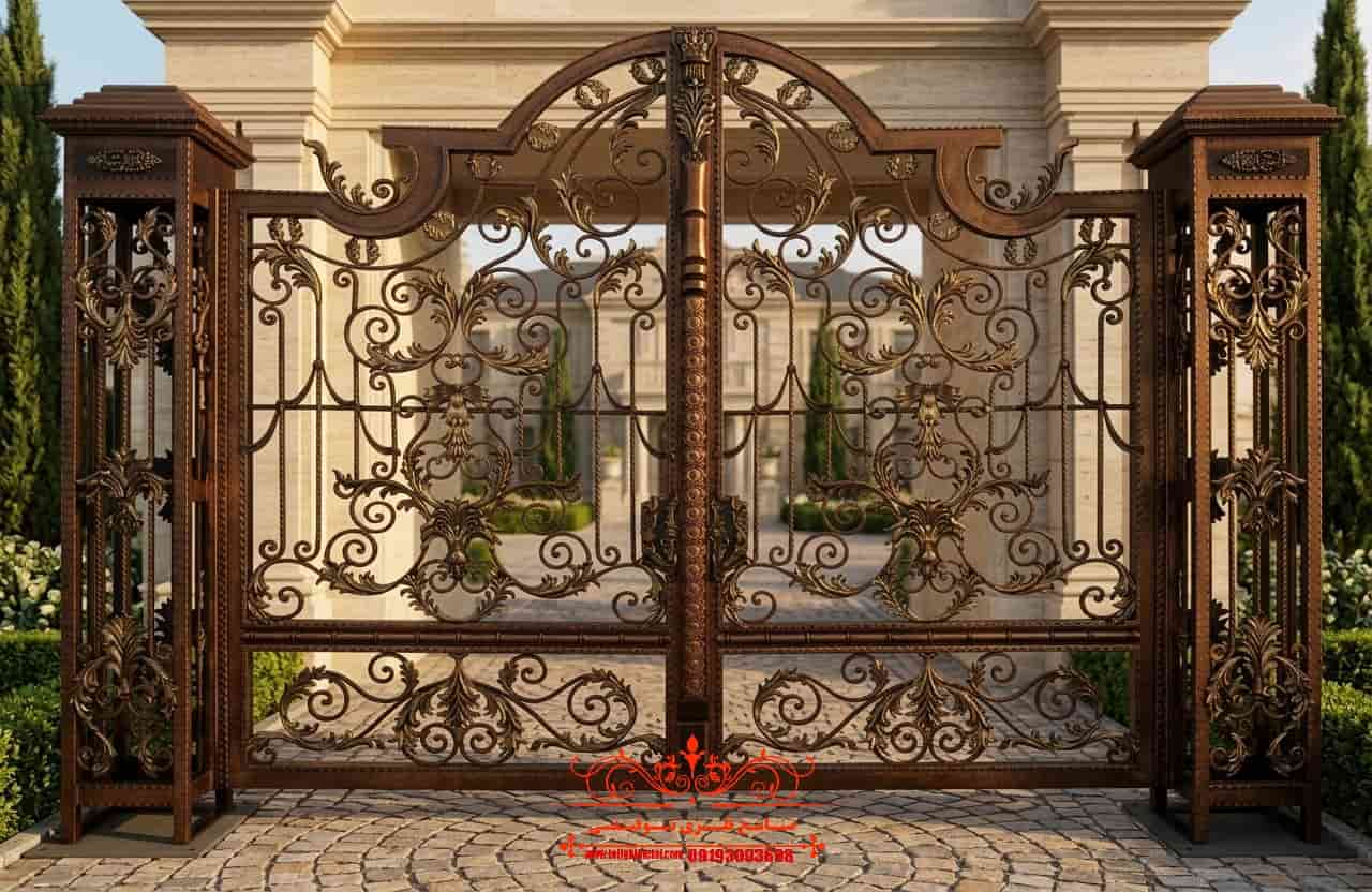 درب حیاط فرفورژه