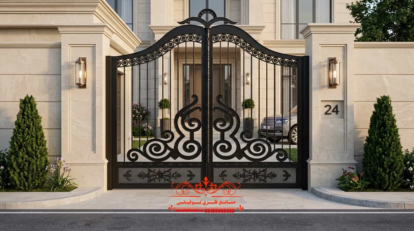 درب حیاط فرفورژه